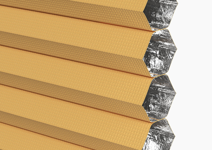Honeycomb (Blackout), Ochre - Perfect Fit Blind - Image 4